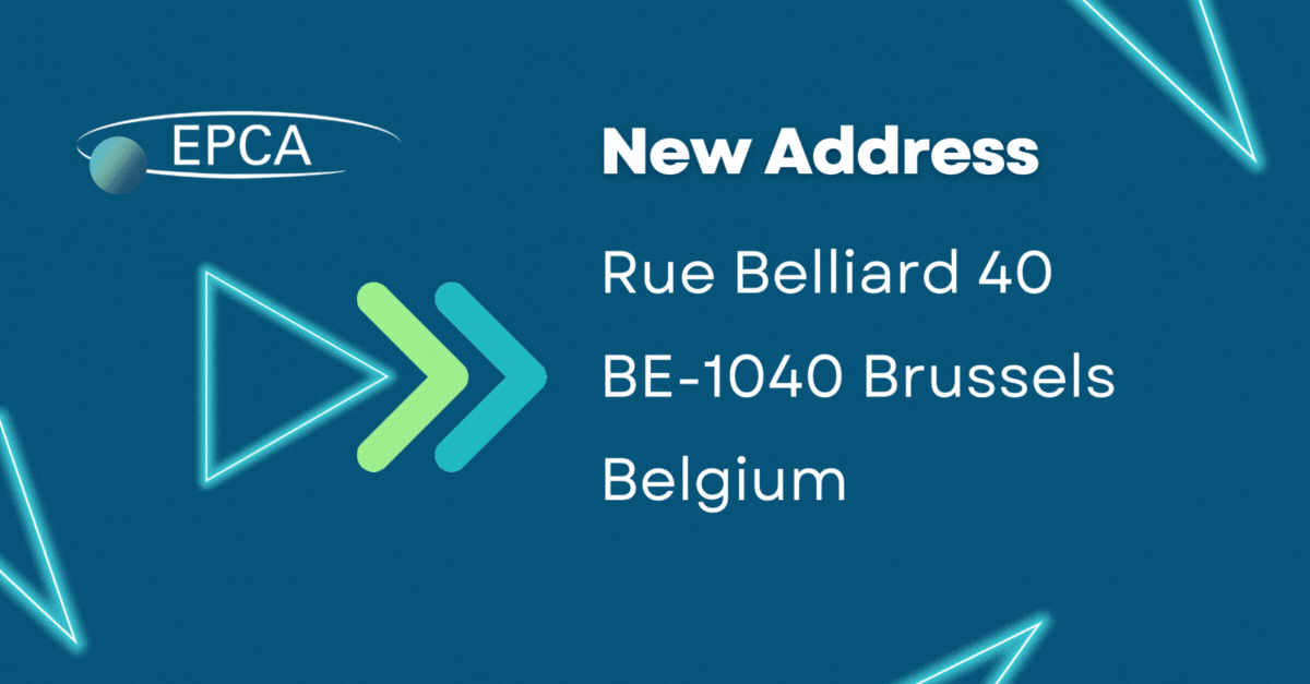 EPCA New Address (as of 1 April 2023) - Rue Belliard 40, 1040 Brussels, Belgium 
