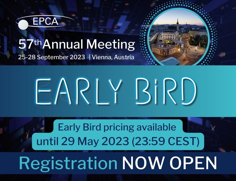 Early Bird rates available until 29 May 2023 (23:59 CEST)
